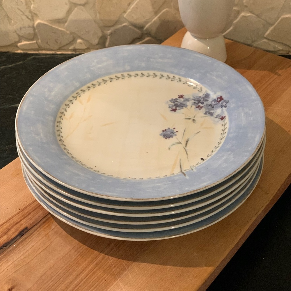HERITAGE MINT | Set of 6 | Vintage Luncheon Plates